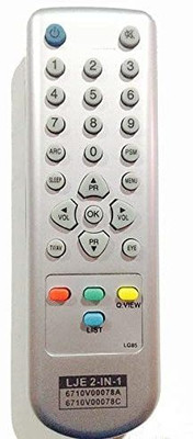 Akshita Lg85 6710V00078A 6710V00078C TV Compatible For LG CRT TV Remote Control Generic Remote Controller(Grey)