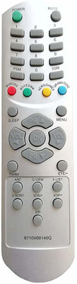 Nij 6710V00140Q TV Compatible For CRT TV Universal Remote Control LG Remote Controller(Grey)