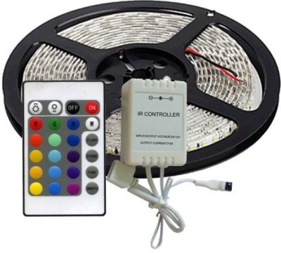 Basilica Decor 270 LEDs 4.98 m Multicolor Color Changing, Flickering, Steady Strip Rice Lights(Pack of 1)