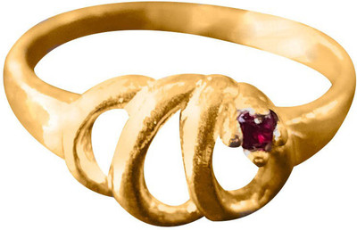 jr fashion Panchaloha (Impon) Small Stone Neli Design Bronze Ruby Ring