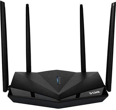 Dlink DIR-650IN Wireless N300 Router with 4 Antennas, Router | 300 Mbps Gaming Router (BALCK, Dual Band)
