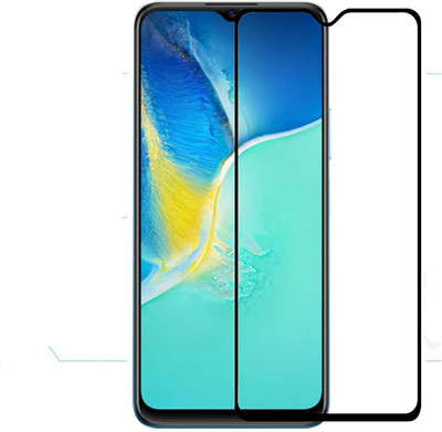 Vesno Edge To Edge Screen Guard for VIVO Y15S, With Glossy Finish11D Screen Tempered Glass, With Glossy Finish(Pack of 2)