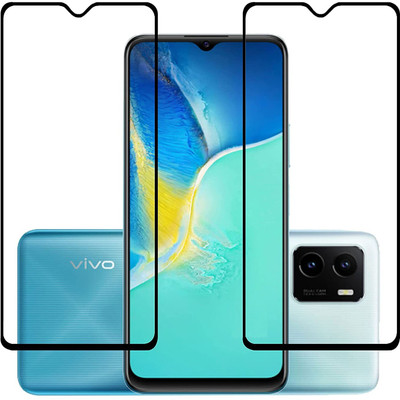 Vesno Edge To Edge Screen Guard for VIVO Y15S, With Glossy Finish11D Screen Tempered Glass, With Glossy Finish(Pack of 2)