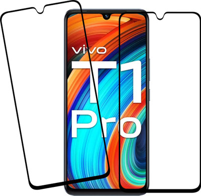 Vatsin Edge To Edge Tempered Glass for ViVO T1 Pro 5G(Pack of 1)