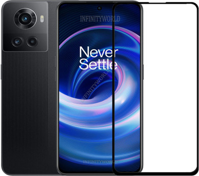 INFINITYWORLD Edge To Edge Tempered Glass for OnePlus 10R 5G(Pack of 1)