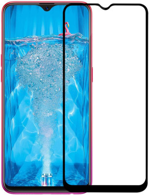 DMJHP Edge To Edge Tempered Glass for Realme 3 Pro(Pack of 1)