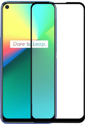 DMJHP Edge To Edge Tempered Glass for Realme 7i(Pack of 1)