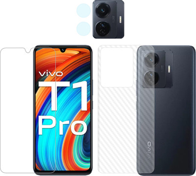 Vatsin Front and Back Screen Guard for ViVO T1 Pro 5G(Pack of 3)