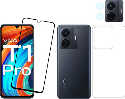 Ten To 11 Front and Back Tempered Glass for ViVO T1 Pro 5G(Pack of 3)
