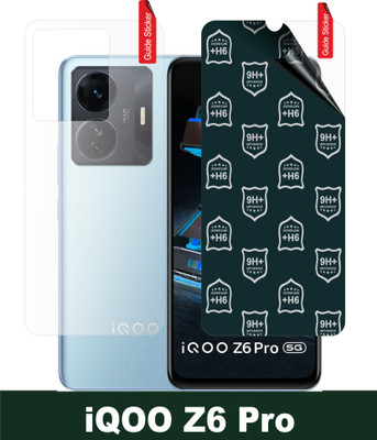 TRUSTin.ONLINE Front and Back Tempered Glass for iQOO Z6 Pro, Z6 Pro(Pack of 2)