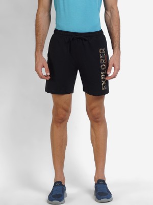 Wildcraft Color Block Men Black Casual Shorts