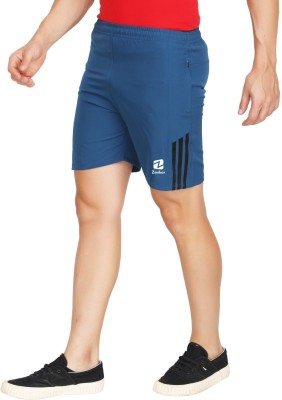 Zonkar Solid Men Dark Blue Gym Shorts, Boxer Shorts, Sports Shorts, Running Shorts