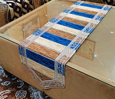 Saksham Enterprises Multicolor 179 cm Table Runner(Cotton)