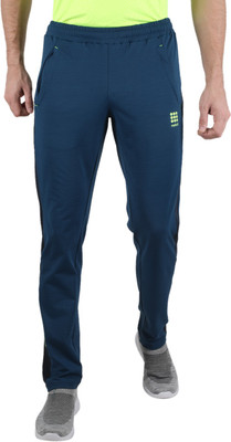 Rock.it Solid Men Blue Track Pants