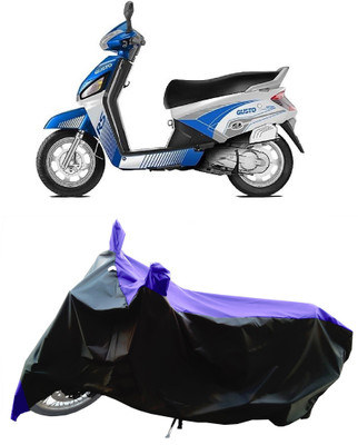 Wegather Two Wheeler Cover for Mahindra(Gusto Electric BS6, Blue)