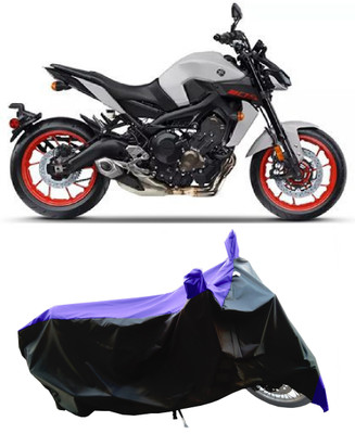 Wegather Two Wheeler Cover for Yamaha(MT 09 BS6, Blue)