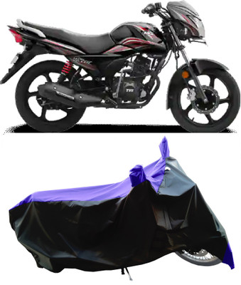 Wegather Two Wheeler Cover for TVS(Victor BS6, Blue)