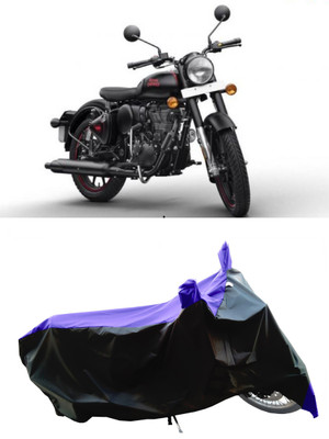 Wegather Two Wheeler Cover for Royal Enfield(Bullet 350, Blue)