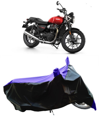 Wegather Two Wheeler Cover for Triumph(Street Twin BS6, Blue)