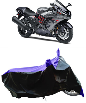 Wegather Two Wheeler Cover for Kawasaki(Ninja ZX-14R, Blue)