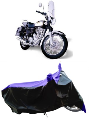 Wegather Two Wheeler Cover for Royal Enfield(Machismo 350, Blue)