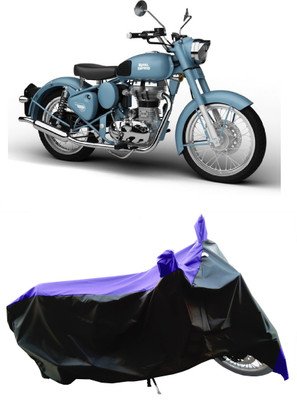 Wegather Two Wheeler Cover for Royal Enfield(Classic Squadron BS6, Blue)