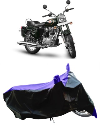 Wegather Two Wheeler Cover for Royal Enfield(Standardv BS6, Blue)