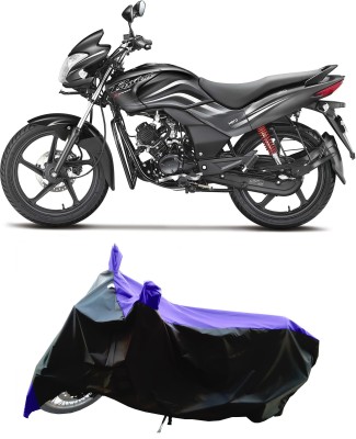 Wegather Two Wheeler Cover for Hero(MotoCorp Passion Pro, Blue, Black)