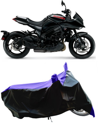 Wegather Two Wheeler Cover for Suzuki(Katana BS6, Blue)