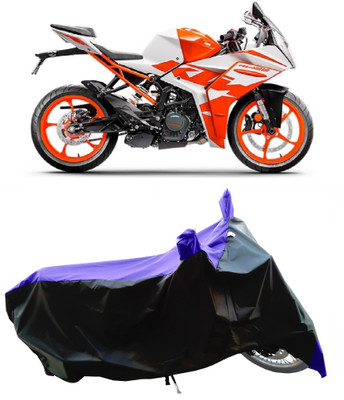 Wegather Two Wheeler Cover for KTM(RC 125 BS6, Blue, Black)
