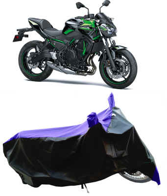 Wegather Two Wheeler Cover for Kawasaki(Z650 BS6, Blue)
