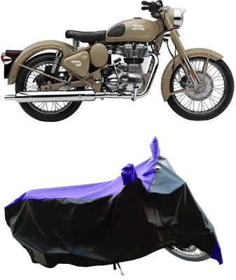 Wegather Two Wheeler Cover for Royal Enfield(Classic 500, Blue)