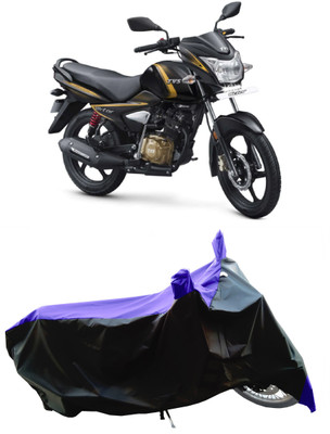 Wegather Two Wheeler Cover for TVS(Victor Premium BS6, Blue)