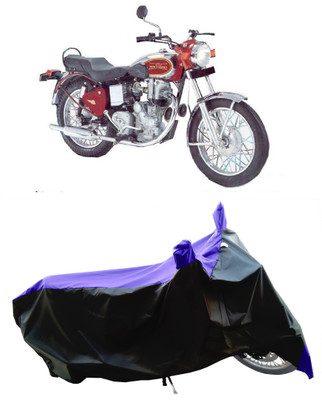 Wegather Two Wheeler Cover for Royal Enfield(Machismo 500, Blue)