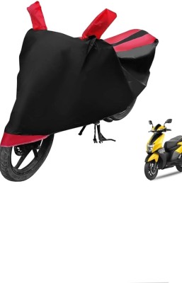 Mdstar Waterproof Two Wheeler Cover for TVS(NTORQ, Black, Red)