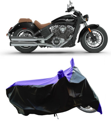 Wegather Two Wheeler Cover for Indian(Scout, Blue)
