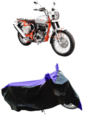 Wegather Two Wheeler Cover for Royal Enfield(Bullet Trials 350, Blue)