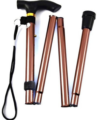 nandinikunj Walking Stick for Men/Women/Old Age People, Height Adjustable FOLDABLE Walking Stick