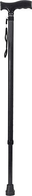 nandinikunj Walking Stick for Men/Women/Old Age People, Height Adjustable BLACK COLOUR Walking Stick