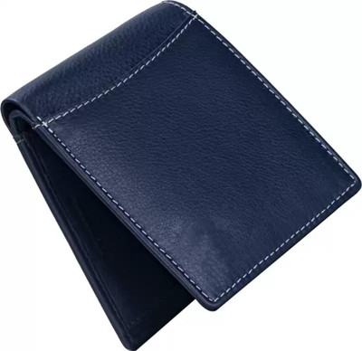 ree cope Men Casual, Trendy, Travel, Evening/Party Blue Genuine Leather Wallet(9 Card Slots)