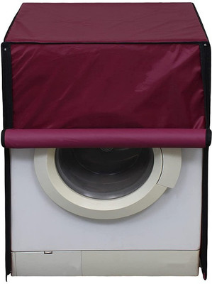 KVAR Front Loading Washing Machine  Cover(Width: 68 cm, Maroon)