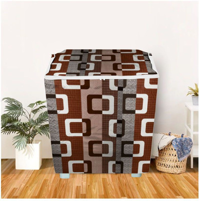 DPA Collection Semi-Automatic Washing Machine  Cover(Width: 83 cm, Brown, White)
