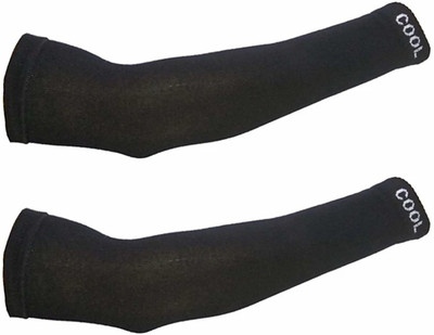 Z-Zippyque.Store Nylon Arm Sleeve For Men & Women(Free, Black)