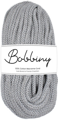 Bobbiny Knitted Macrame Rope Cord Cotton 50 M 8mm Heavy Double Knitted for Sting Craft.