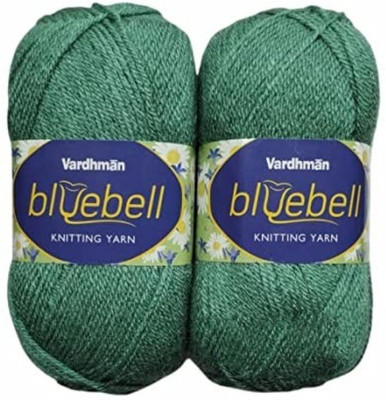 KYSS Vardhman Bluebell Wool Hand Knitting Wool/Art Craft Yarn, Shade No-74, 300 GM
