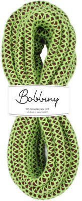 Bobbiny Funcy Knitted Macrame Rope Cotton 25 M11mm Heavy Double Knittedfor Sting Craft