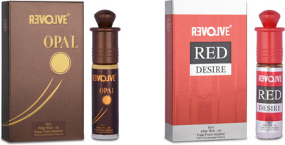 Revolve Opal & Red Desire Combo Floral Attar(Floral)