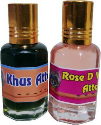 kah attar KHUS & ROSE D VENTUS ATTAR 12ML EACH Floral Attar(Natural)