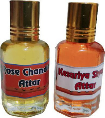 kah attar ROSE CHANDAN & KESARIYA SHYAM ATTAR 12ML EACH Floral Attar(Natural, Rose)