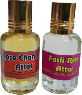 Gladify ROSE CHANDAN & FASLI ROSE ATTAR 12ML EACH Floral Attar(Rose)